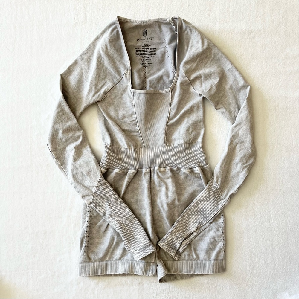 Free People Good Karma Long Sleeve Runsie